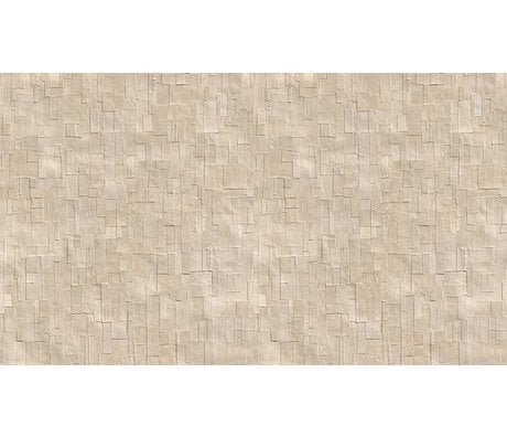 NLXL-Arthur Slenk Wallpaper 'Remixed 1' of paper, cream / white, 900x48.7cm