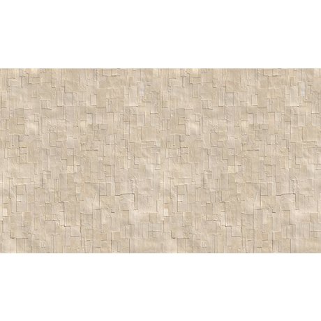 NLXL-Arthur Slenk Wallpaper "Remixed 1 'de papier, crème / blanc, 900x48.7cm