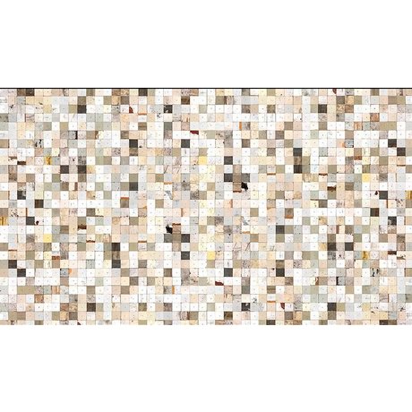 Piet Hein Eek La carta da parati 'Scrapwood 16 ", bianco / marrone, 900 x 48,7 centimetri