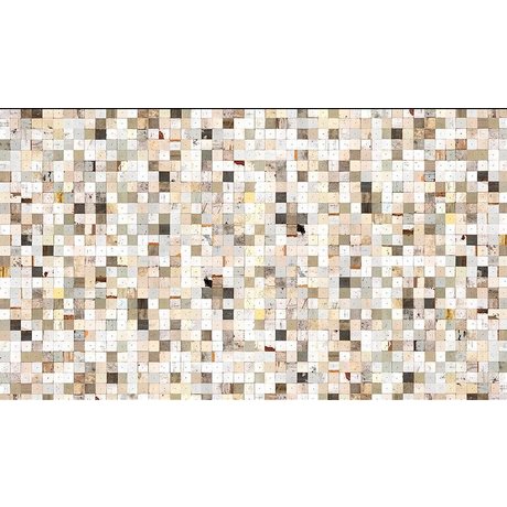 Piet Hein Eek La carta da parati 'Scrapwood 16 ", bianco / marrone, 900 x 48,7 centimetri