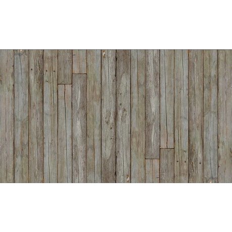 Piet Hein Eek La carta da parati 'Scrapwood 14 ", grigio / marrone, 900 x 48,7 centimetri