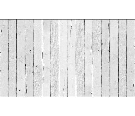 Piet Hein Eek La carta da parati 'Scrapwood 11 ", bianco, 900 x 48,7 centimetri