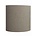 Housedoctor Pantalla "Fino" de algodón, de color gris / marrón, Ø30x30cm