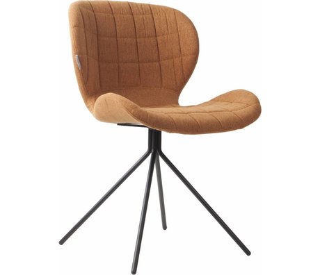 Zuiver Dining chair OMG, camel brown, 50x56x80cm