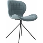 Zuiver Dining chair OMG, blue, 50x56x80cm