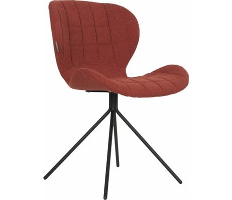 Zuiver Dining chair OMG, orange, 50x56x80cm