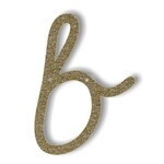 MERIMERI Gold glitter acrylic bunting B