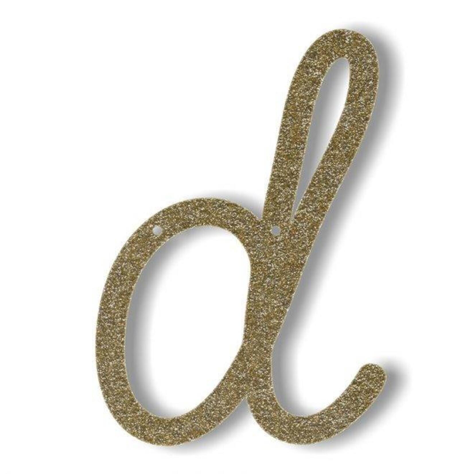 MERIMERI Gouden glitter hanger  D