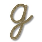 MERIMERI Gold glitter acrylic bunting G