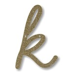 MERIMERI Gold glitter acrylic bunting K