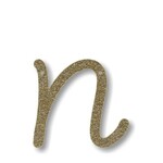 MERIMERI Gold glitter acrylic bunting N