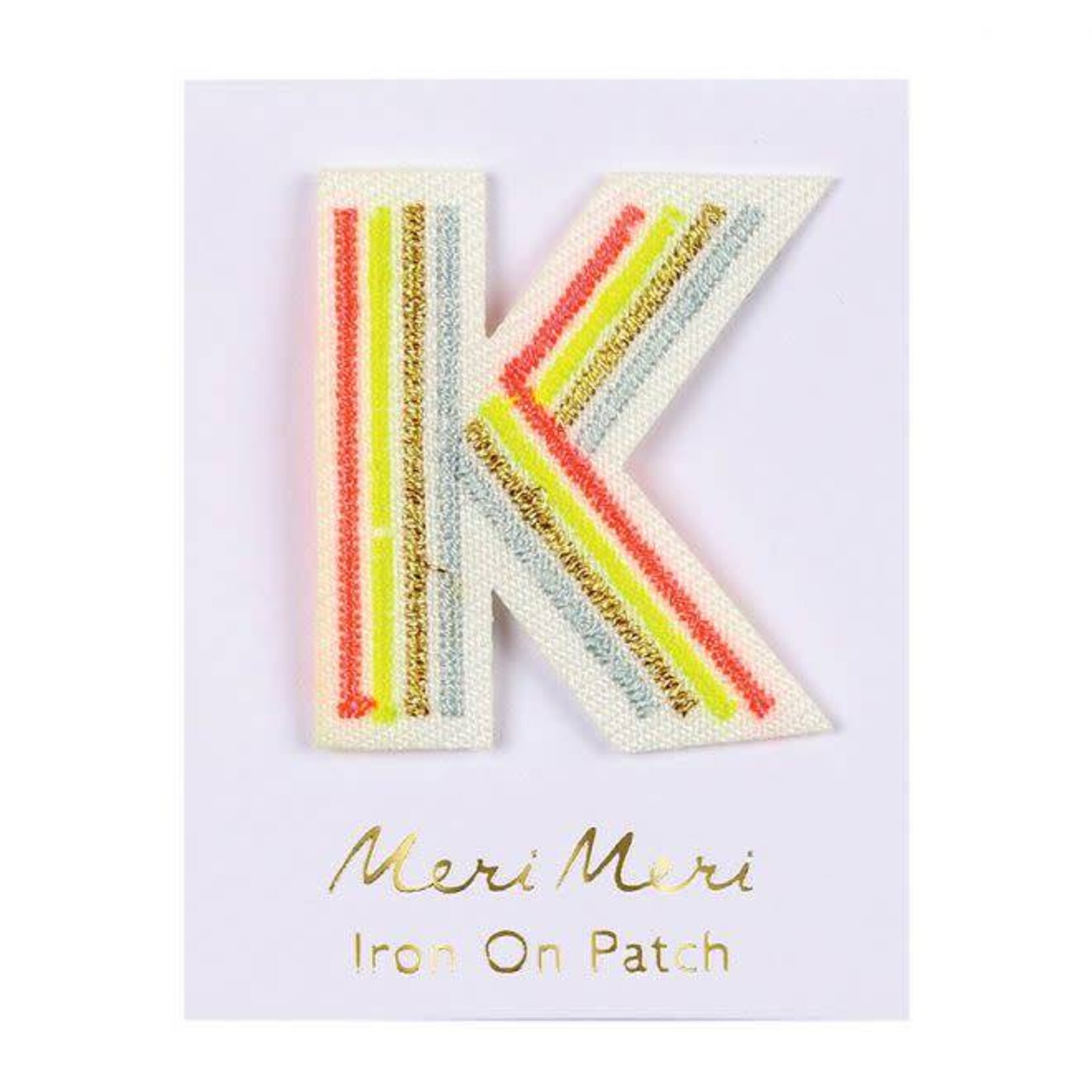 MERIMERI Alphabet patches K