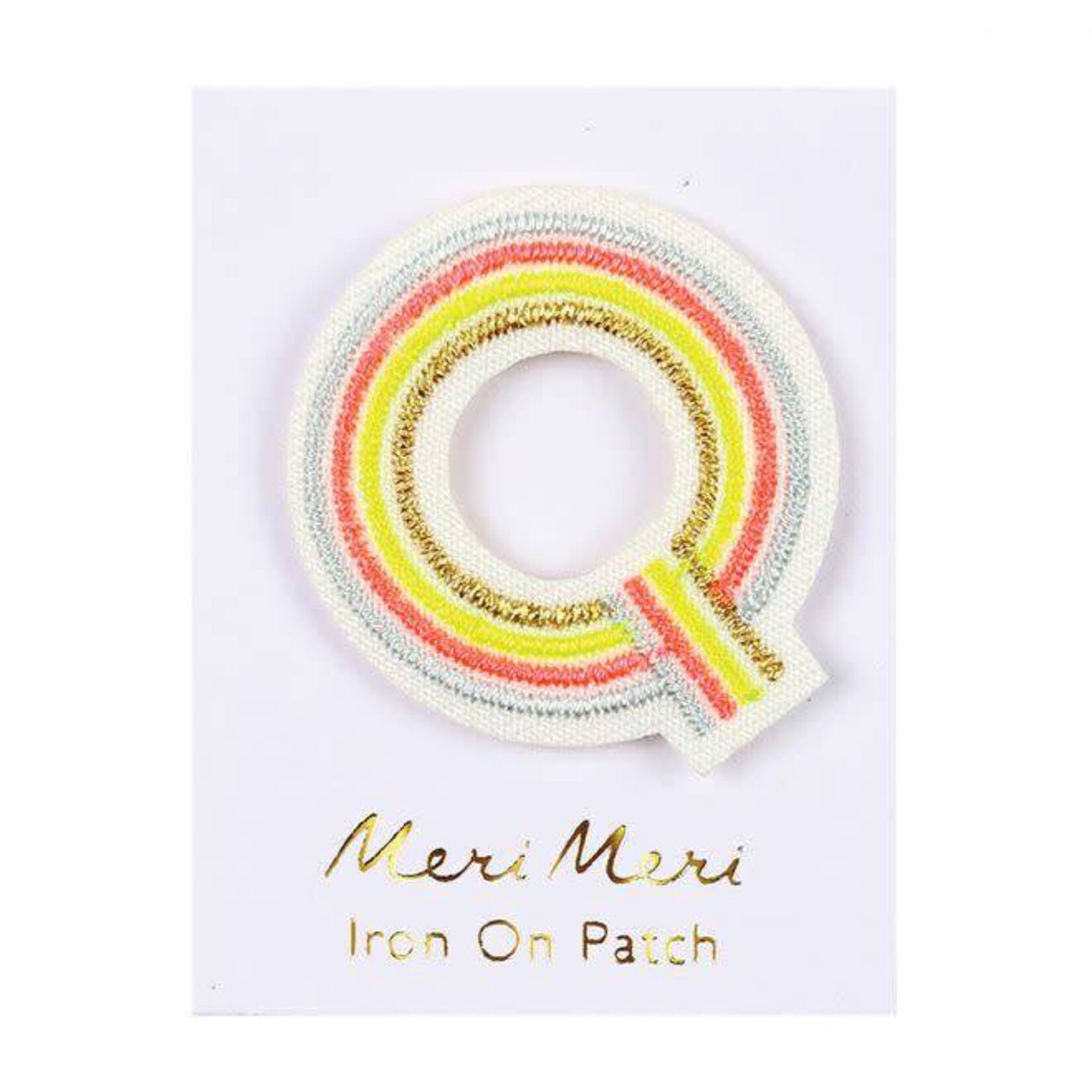 MERIMERI Alphabet patches Q