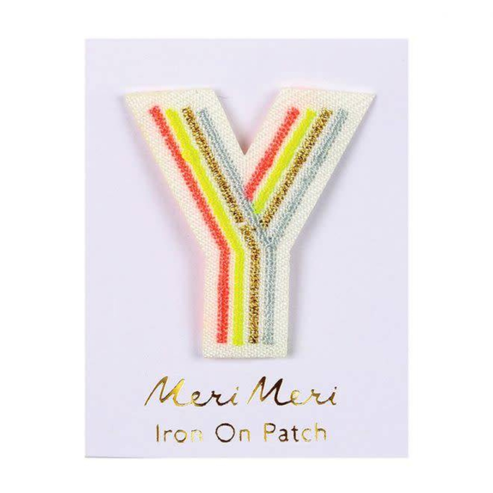 MERIMERI Alphabet patches Y