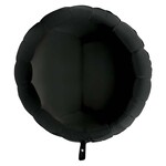 SMP circle foil balloon black 45 cm