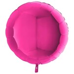 SMP circle foil balloon bright pink 45 cm