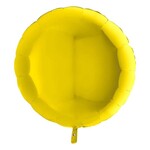 SMP circle foil balloon yellow 45 cm