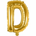 RICO Foil letterballoon small gold D