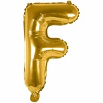 RICO Foil letterballoon small gold F