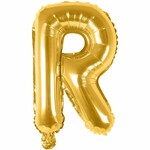 RICO Foil letterballoon small gold R