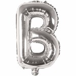 RICO Foil letterballoon small silver B