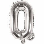 RICO Foil letterballoon small silver Q