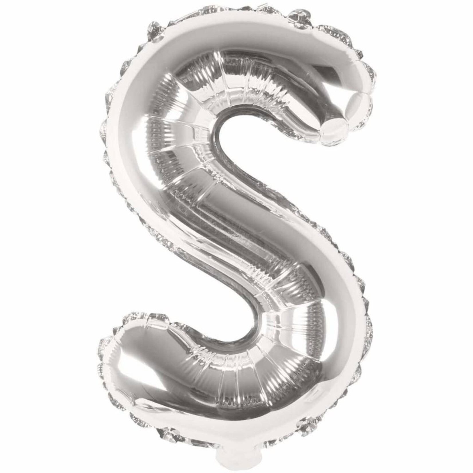 RICO Foil letterballoon small silver S