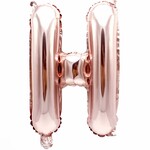 RICO Foil letterballoon small rose gold H