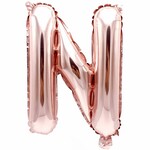 RICO Foil letterballoon small rose gold N