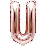 RICO Foil letterballoon small rose gold U