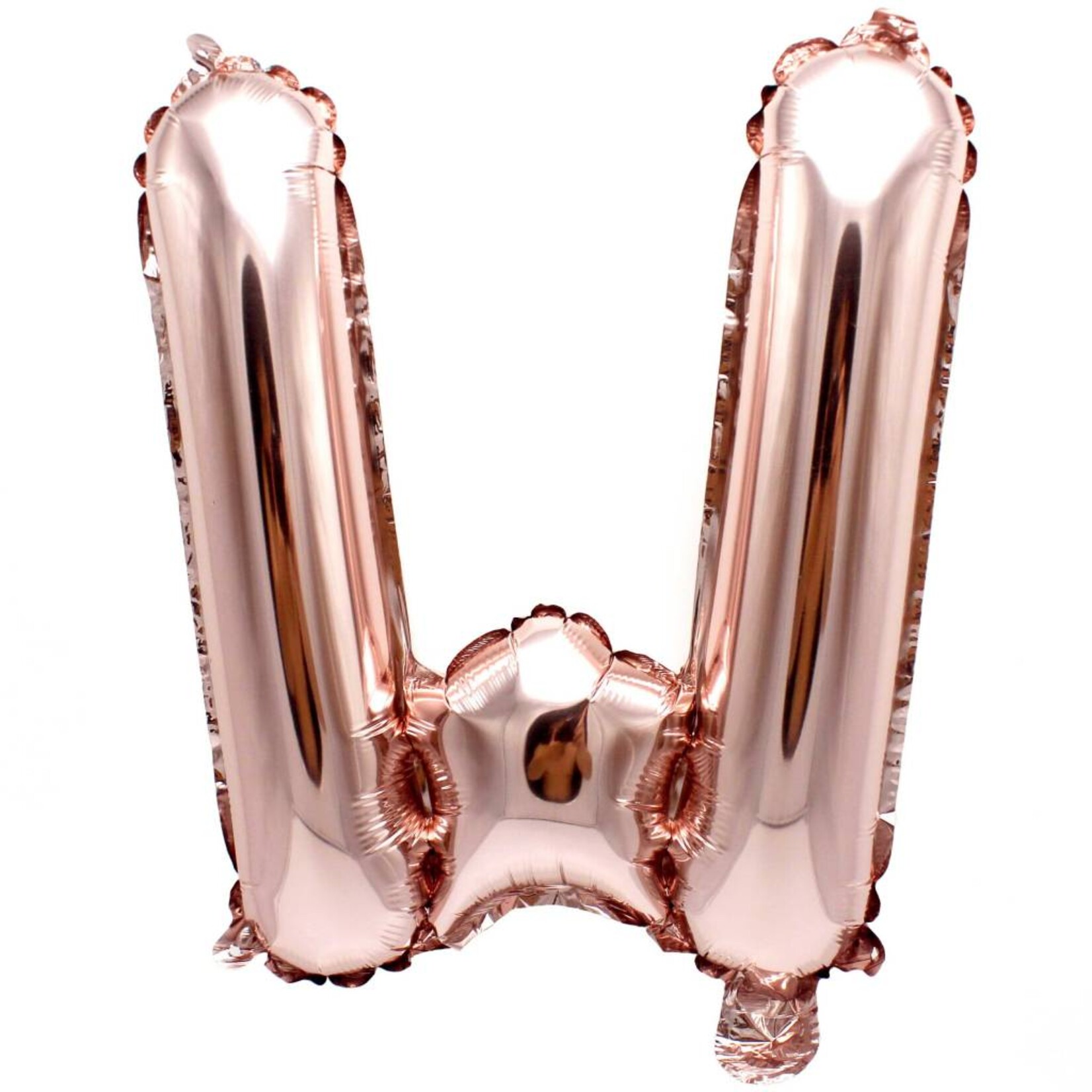 RICO Foil letterballoon small rose gold W