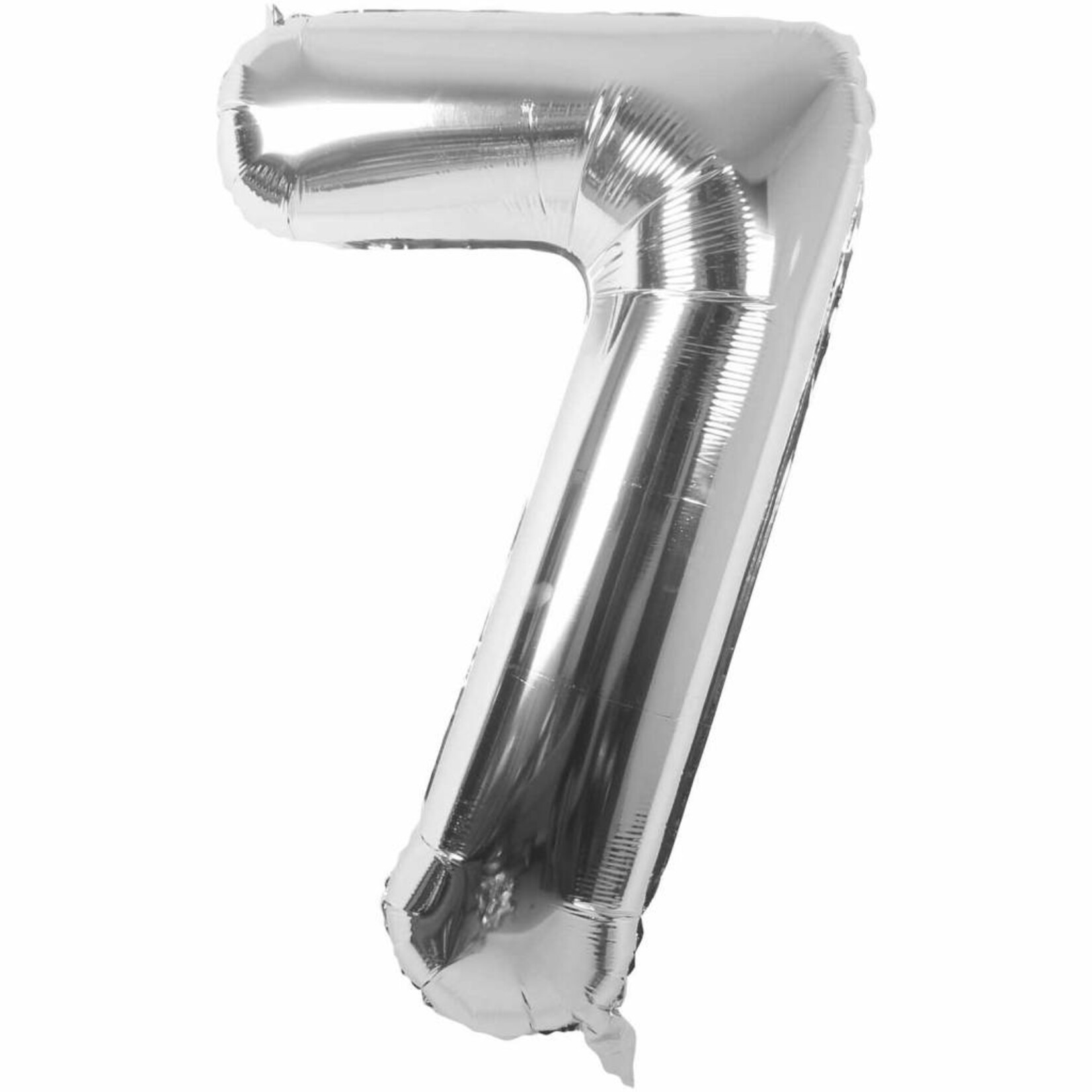 RICO Foil numberballoon small silver 7