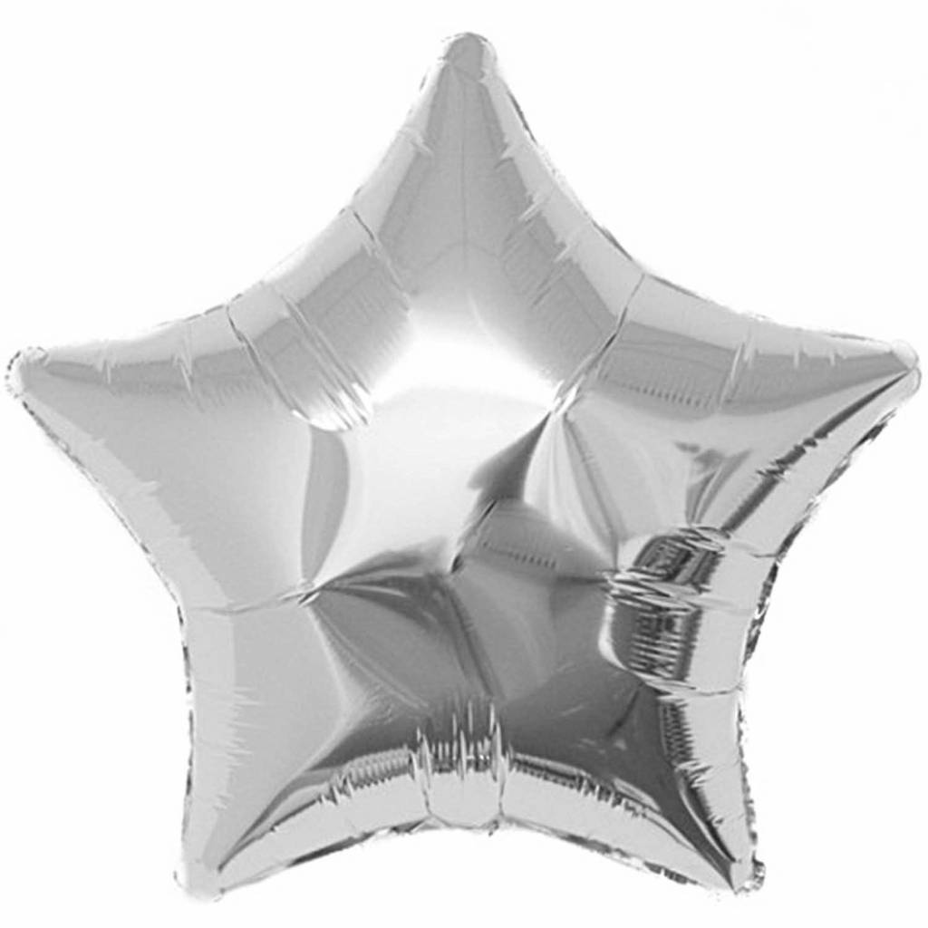 silver foil balloons