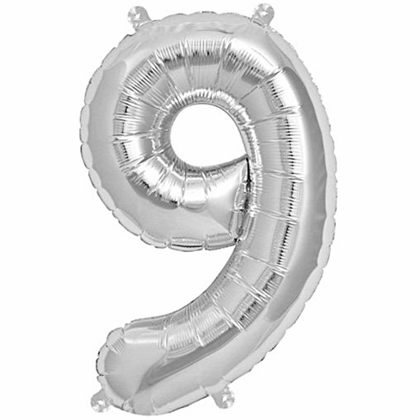 RICO Foil numberballoon large silver 9