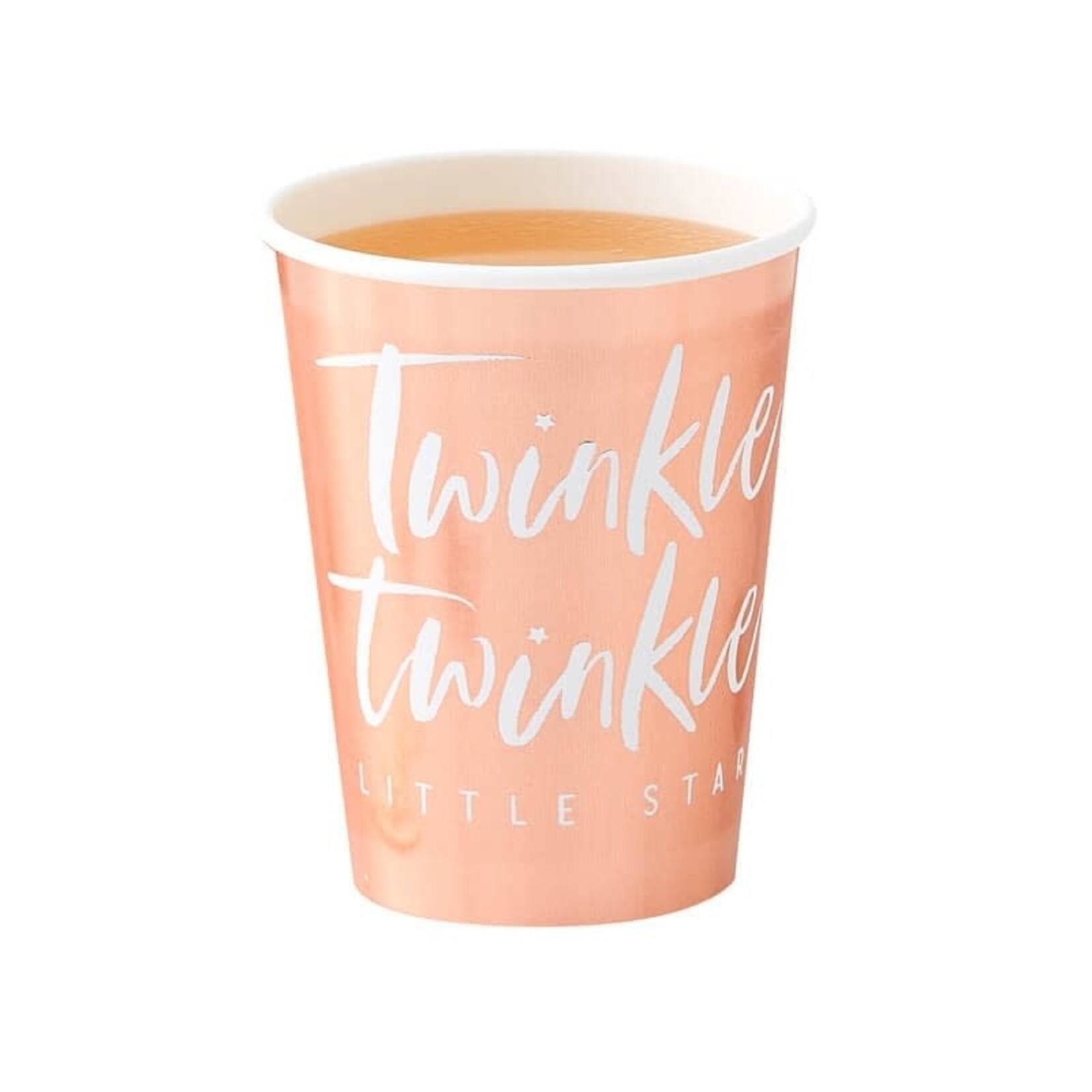 GINGERRAY ROSE GOLD FOILED PAPER CUPS - TWINKLE TWINKLE