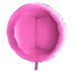 SMP circle foil balloon fuchsia 45 cm
