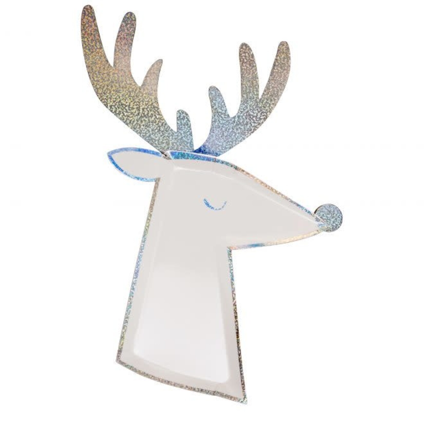 MERIMERI Silver reindeer plates