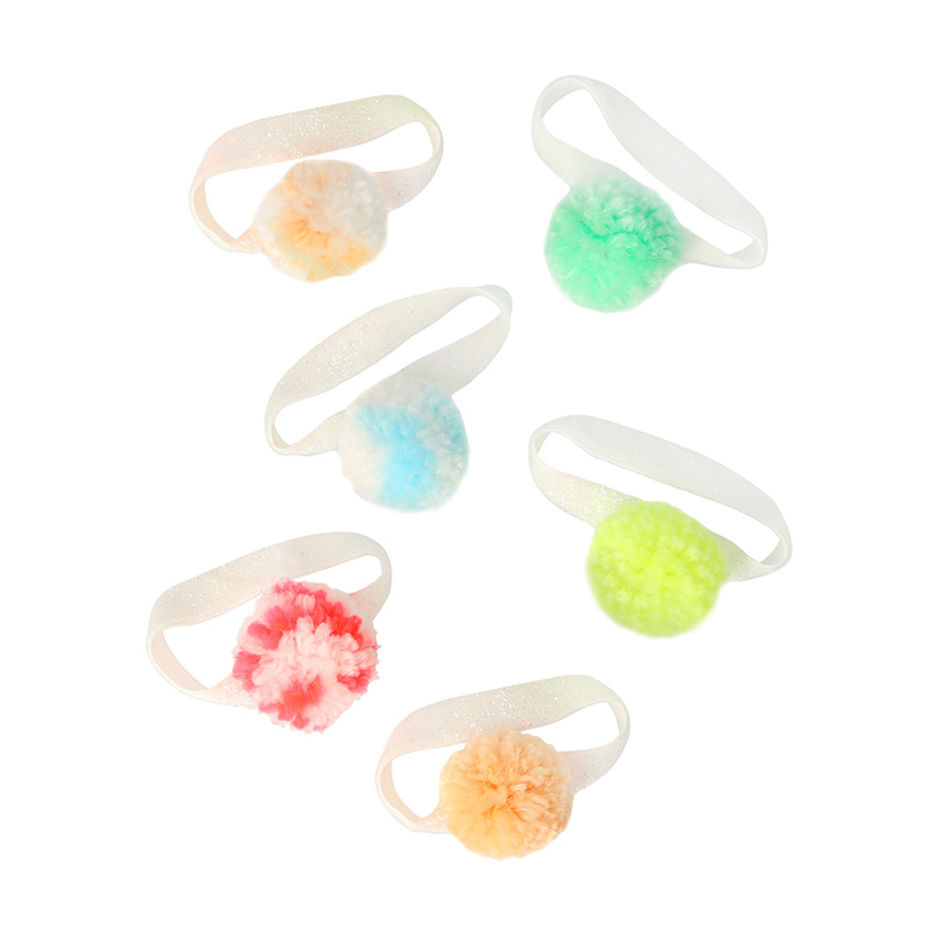 Neon Bunny Hair Ties Yay