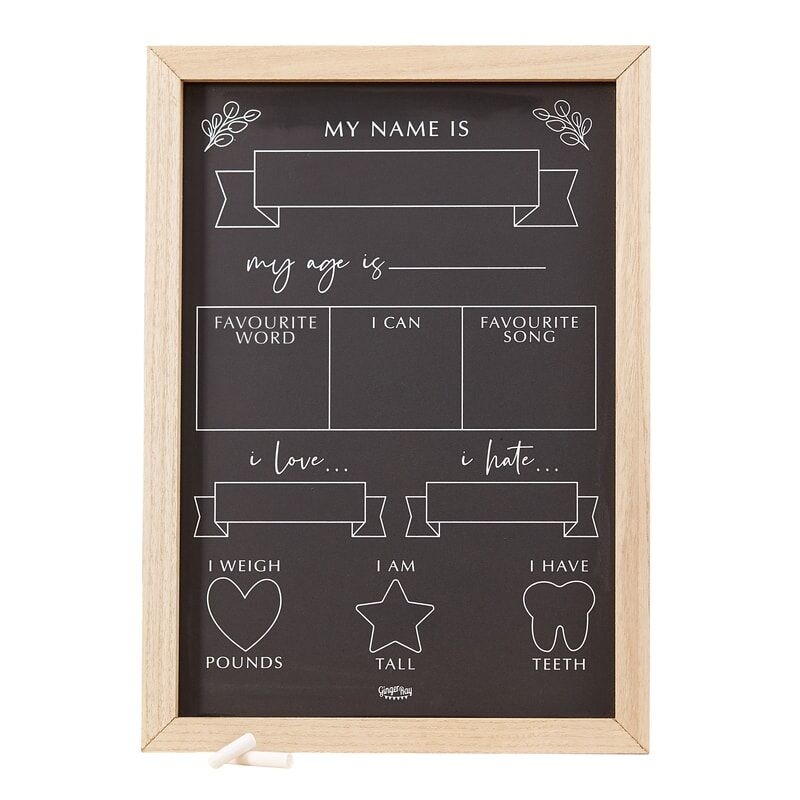 Free Free 158 Baby Milestone Chalkboard Svg SVG PNG EPS DXF File