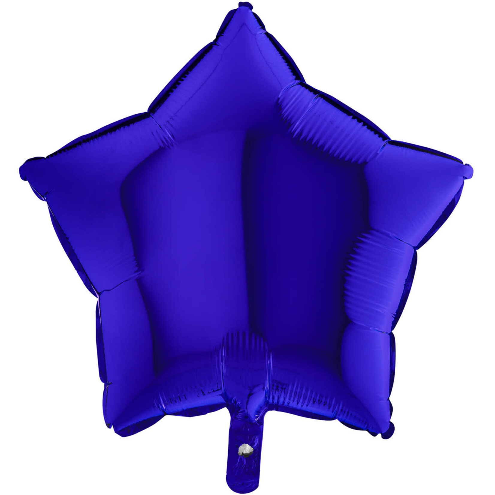SMP star foil balloon capri blue 55 cm