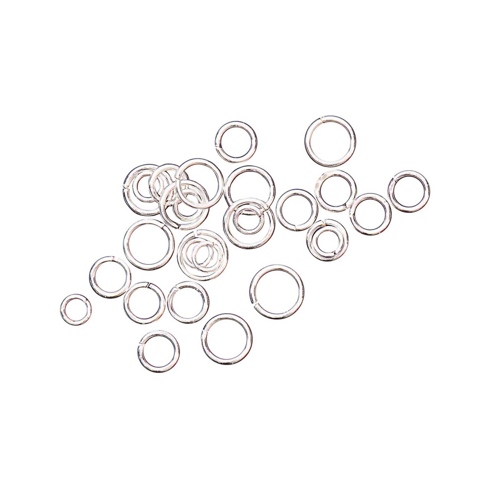 RICO Silver rings 10x 3MM, 10x 4MM, 10x 5MM