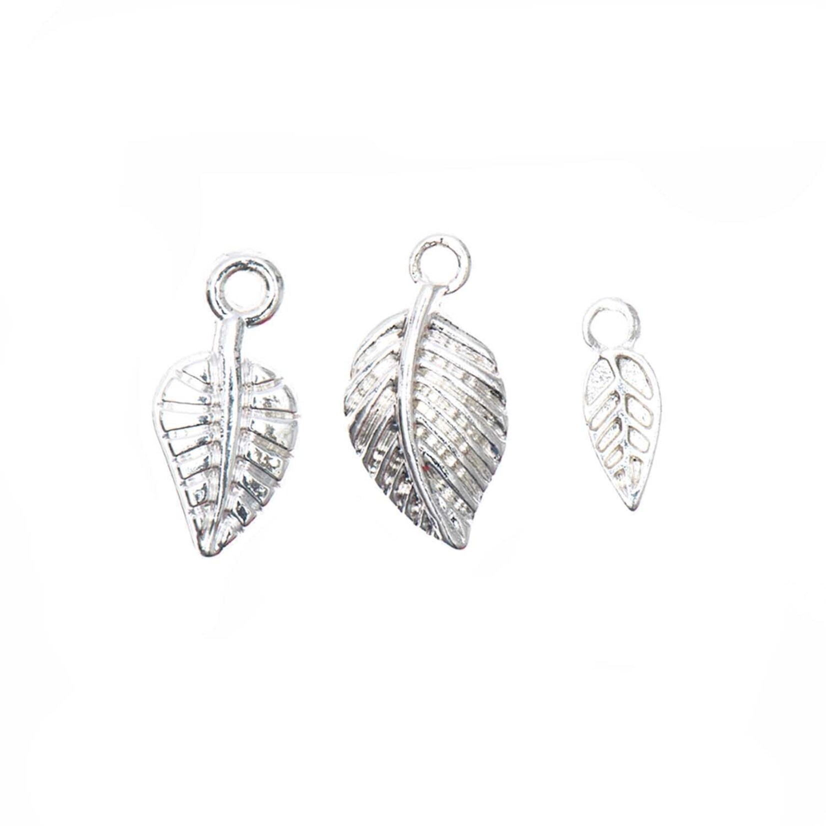 RICO LEAVES, SILVER 11X4 MM, 15X8 MM, 16X8 MM