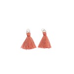 RICO TASSELS, RED PINK 2 PCS, CA 22 MM