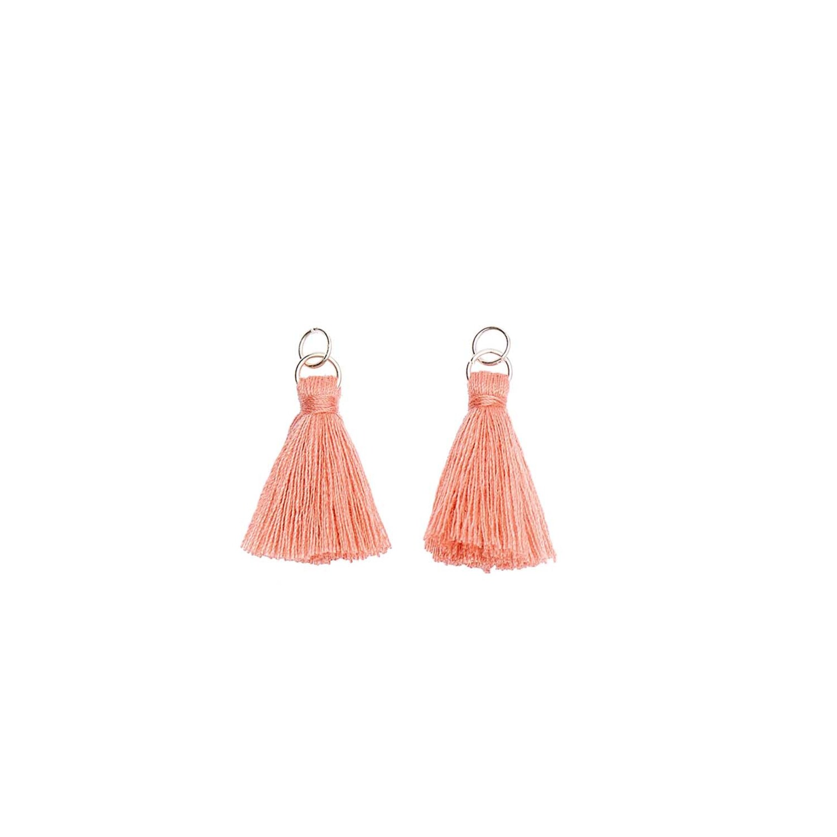 RICO TASSELS, PINK 2 PCS, CA 22 MM