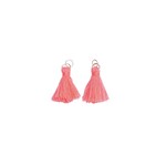 RICO TASSELS, NEON PINK 2 PCS, CA 22 MM