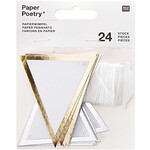 RICO PENNANTS, GOLD/SILVER FSC MIX 24 PCS