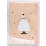 RICO CARD SET, WEDDING DRESS FSC MIX 10 CARDS / 10 ENVELOPES