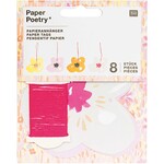 RICO PAPER TAG, CRAFT, FLOWER FSC MIX 8 PCS