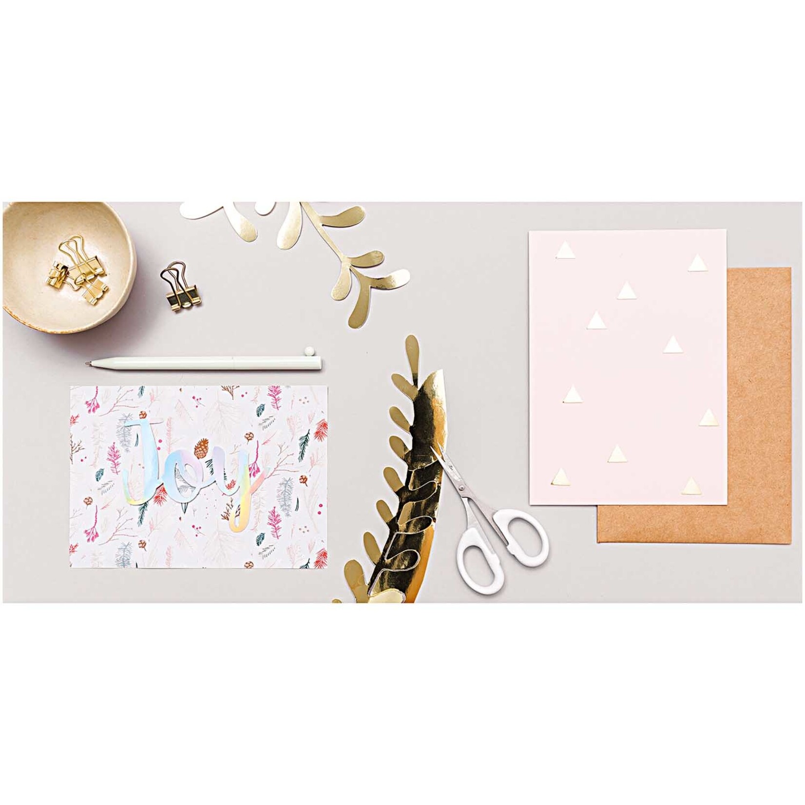 RICO MIRROR BOARD PAD, GOLD/SILVER FSC MIX 12 SHEETS, 230G, 21X29,5CM