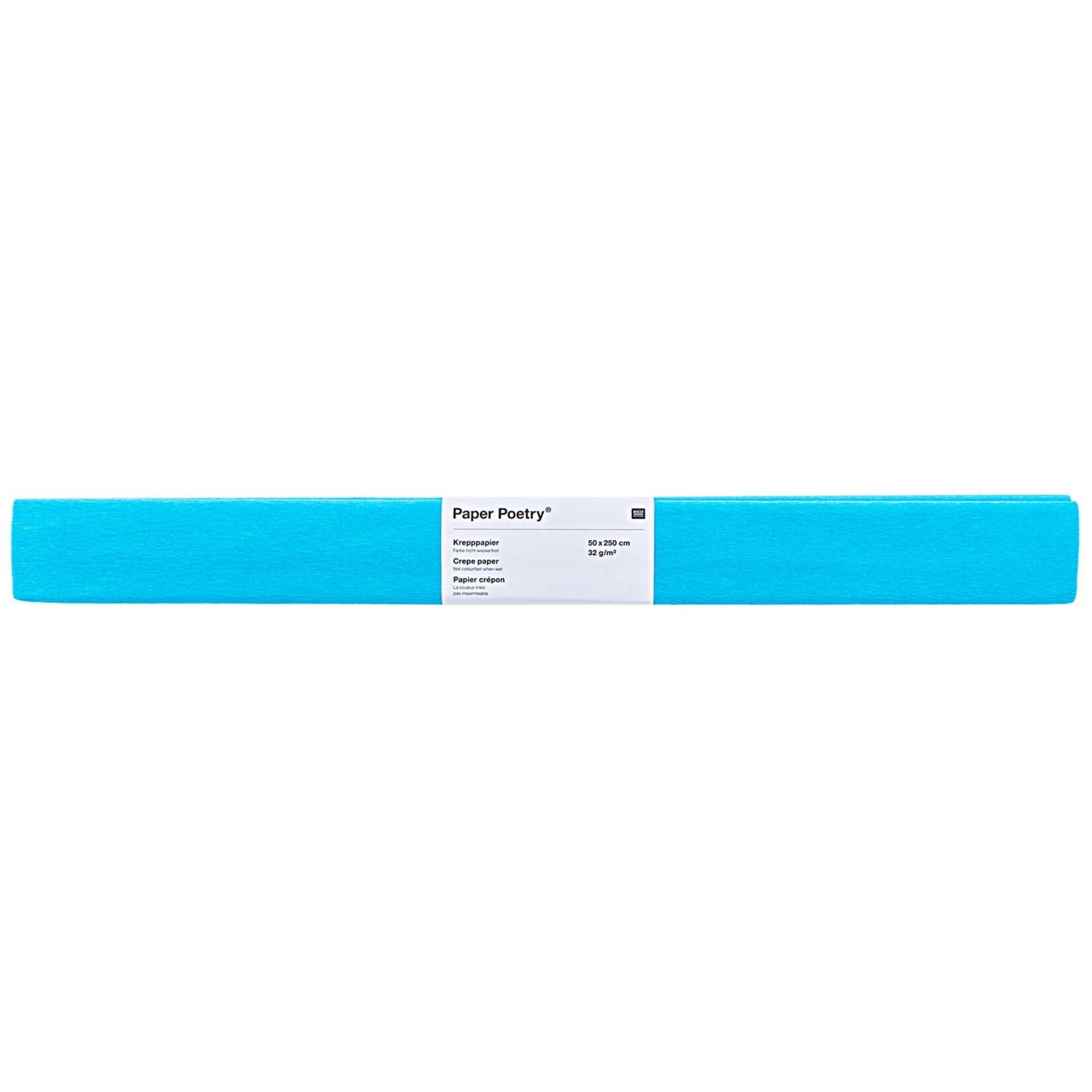 RICO CREPE PAPER, TURQUOISE 50 X 250 CM